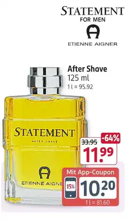 Rossmann Etienne aigner statement after shave Angebot