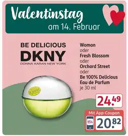 Rossmann Dkny woman oder fresh blossom oder orchard street oder be 100% delicious eau de parfum Angebot