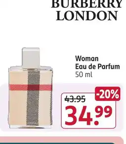 Rossmann Burberry woman eau de parfum Angebot