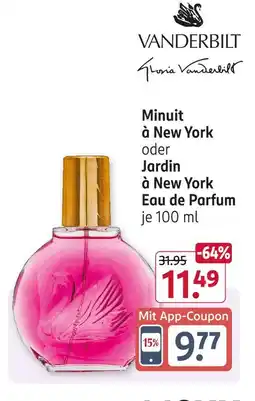 Rossmann Vanderbilt minuit à new york eau de parfum Angebot