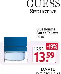 Rossmann Guess seductive blue homme eau de toilette Angebot