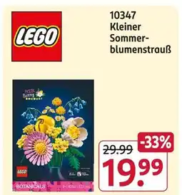 Rossmann Lego kleiner sommerblumenstrauß Angebot