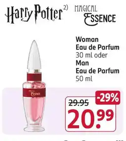 Rossmann Harry potter woman eau de parfum Angebot