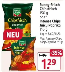 Rossmann Funny-frisch chipsfrisch oder juicy paprika Angebot