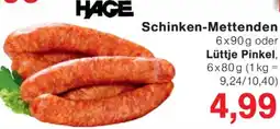 Jawoll HAGE Schinken-Mettenden oder Lüttje Pinkel Angebot
