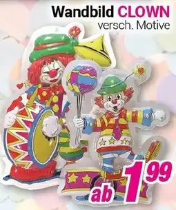 CENTERSHOP Wandbild CLOWN Angebot