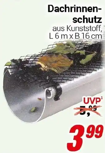 CENTERSHOP Dachrinnenschutz Angebot