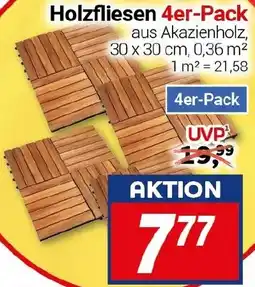 CENTERSHOP Holzfliesen Angebot