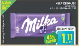 Marktkauf MILKA SCHOKOLADE Angebot