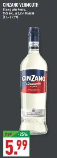 Marktkauf CINZANO VERMOUTH Angebot