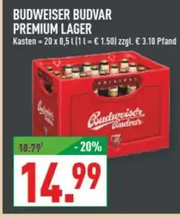 Marktkauf BUDWEISER BUDVAR PREMIUM LAGER Angebot
