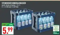 Marktkauf STEINSIEKER MINERALWASSER Angebot