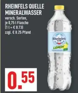 Marktkauf RHEINFELS QUELLE MINERALWASSER Angebot