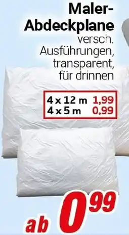 CENTERSHOP Maler Abdeckplane Angebot