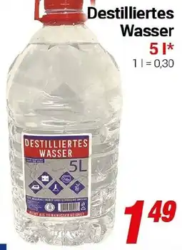 CENTERSHOP Destilliertes Wasser Angebot