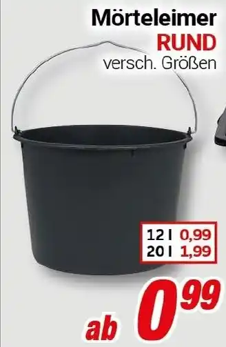 CENTERSHOP Mörteleimer RUND Angebot