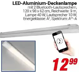 CENTERSHOP LED-Aluminium-Deckenlampe Angebot