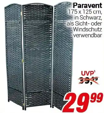 CENTERSHOP Paravent Angebot
