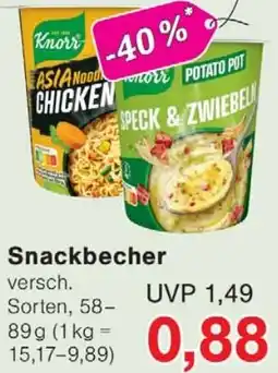 Jawoll Knorr Snackbecher Angebot