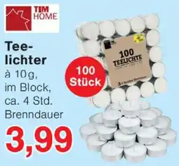 Jawoll TIM HOME Teelichter Angebot