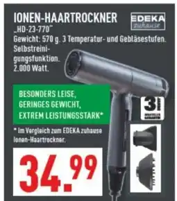 Marktkauf EDEKA zuhause lonen-Haartrockner "HD-23-770" Angebot