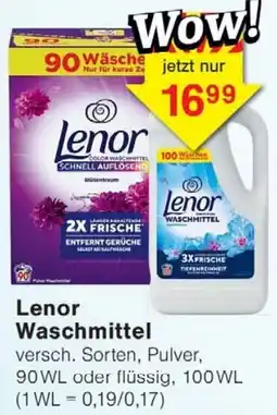 Jawoll Lenor Waschmittel Angebot