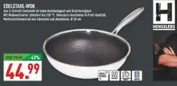 Marktkauf HENSSLERS EDELSTAHL-WOK Angebot