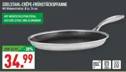 Marktkauf HENSSLERS EDELSTAHL-CRÊPE-FRÜHSTÜCKSPFANNE Angebot