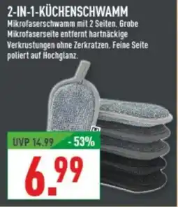 Marktkauf HENSSLERS 2-IN-1-KÜCHENSCHWAMM Angebot