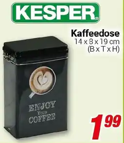 CENTERSHOP KESPER Kaffeedose Angebot