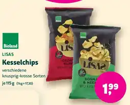 Biomarkt Bioland LISAS Kesselchips Angebot