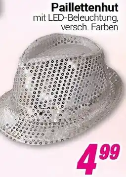 CENTERSHOP Paillettenhut Angebot
