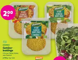Biomarkt DENNREE Gemüsebratlinge Angebot