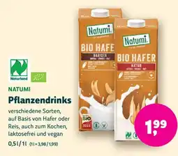 Biomarkt Natumi Pflanzendrinks Angebot