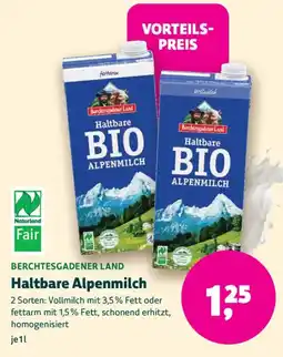 Biomarkt BERCHTESGADENER LAND Haltbare Alpenmilch Angebot