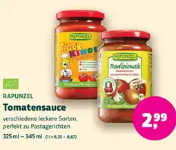 Biomarkt RAPUNZEL Tomatensauce Angebot