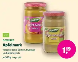 Biomarkt DENNREE Apfelmark Angebot