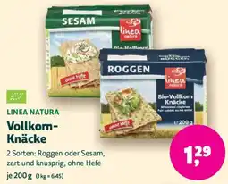 Biomarkt LINEA NATURA Vollkorn- Knäcke Angebot