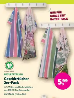 Biomarkt Geschirrtücher 2er-Pack Angebot