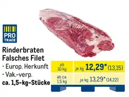 METRO Rinderbraten Falsches Filet Angebot