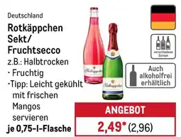 METRO Rotkäppchen Sekt/ Fruchtsecco z.B.: Halbtrocken Angebot