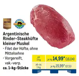 METRO Argentinische Rinder-Steakhüfte kleiner Muskel Angebot