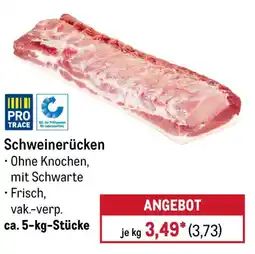 METRO Schweinerücken Angebot
