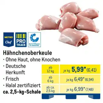 METRO Hähnchenoberkeule Angebot