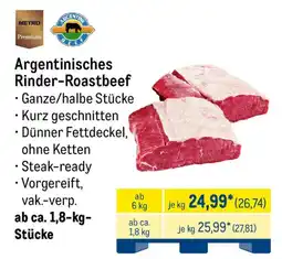 METRO Argentinisches Rinder-Roastbeef Angebot