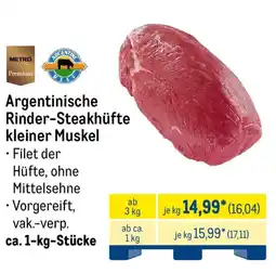 METRO Argentinische Rinder-Steakhüfte kleiner Muskel Angebot