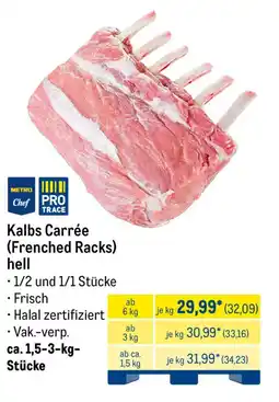 METRO Kalbs Carrée (Frenched Racks) hell Angebot