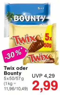 Wiglo Wunderland Twix oder Bounty Angebot