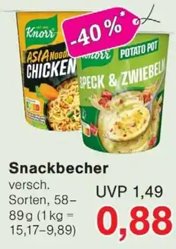 Wiglo Wunderland Knorr Snackbecher Angebot