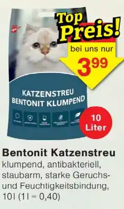 Wiglo Wunderland Bentonit Katzenstreu Angebot